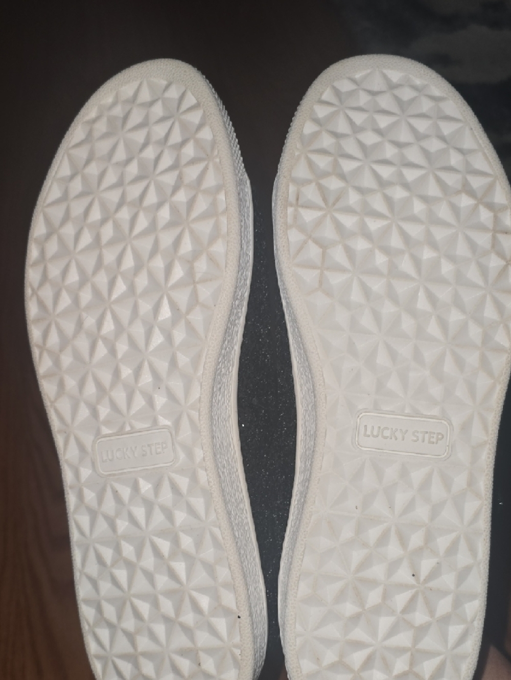Women’s Black Glitter Lace-Up Sneakers - Picture 6 of 6